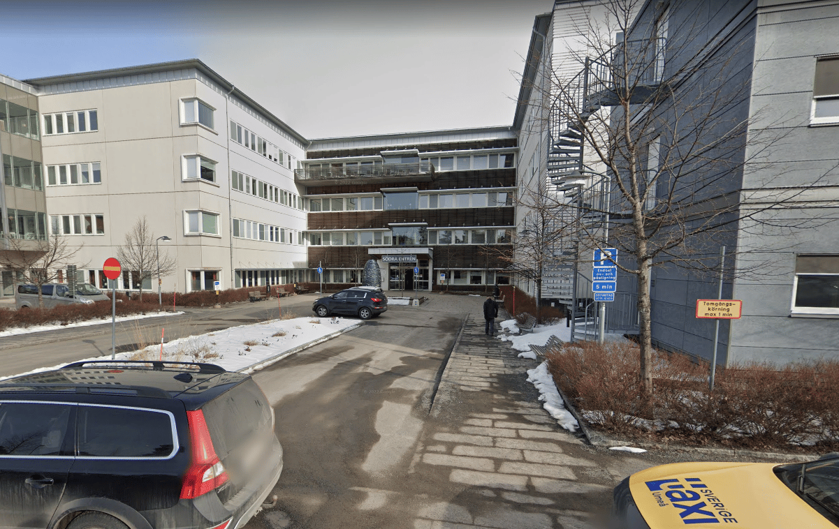 Umeå Universitetssjukhus Södra entrén
