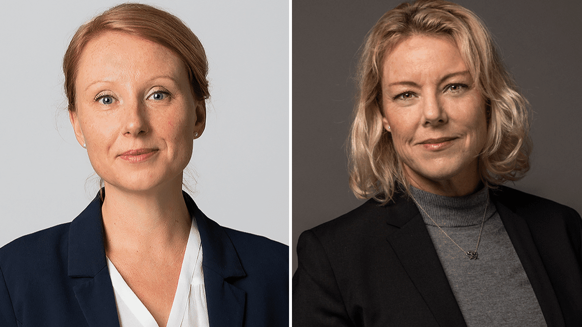 Frida Lundmark sakkunnig inom precisionsmedicin på Lif och Ebba Hallersjö Hult, medgrundare och ledare på Nollvision cancer