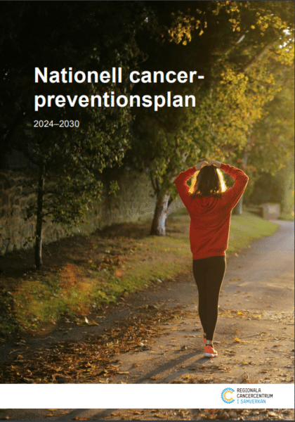 Nationell cancerpreventionsplan för 2024-2030