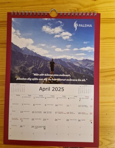 PALEMA kalendern 2025 April